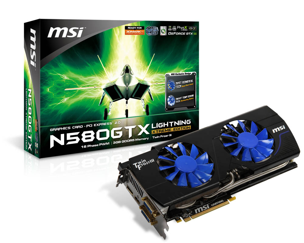 MSI N580GTX Lightning Xtreme Edition