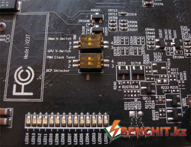 Переключатели Mem V-Switch и GPU V-Switch