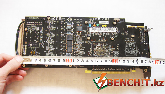 Размеры MSI R6970 Lightning