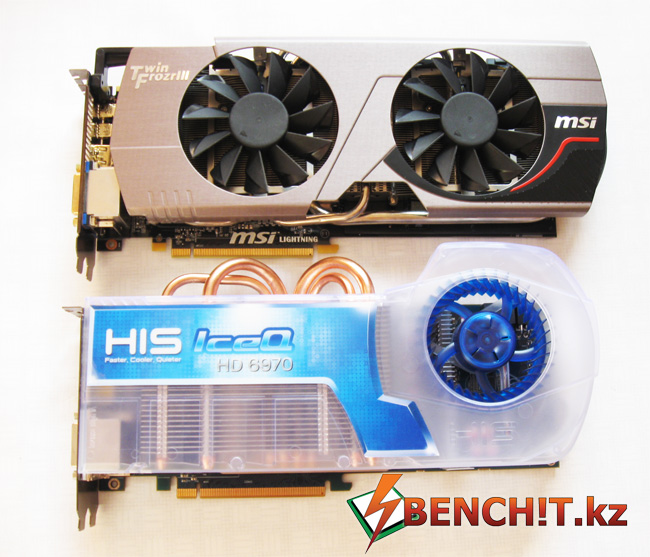 MSI R6970 Lightning в сравнении с HIS HD6970 IceQ